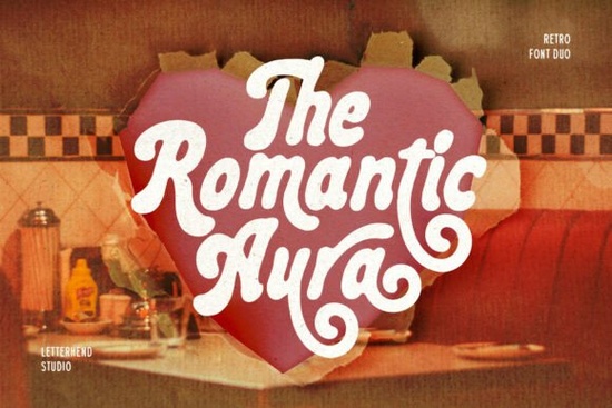 Romantic Aura Duo Font